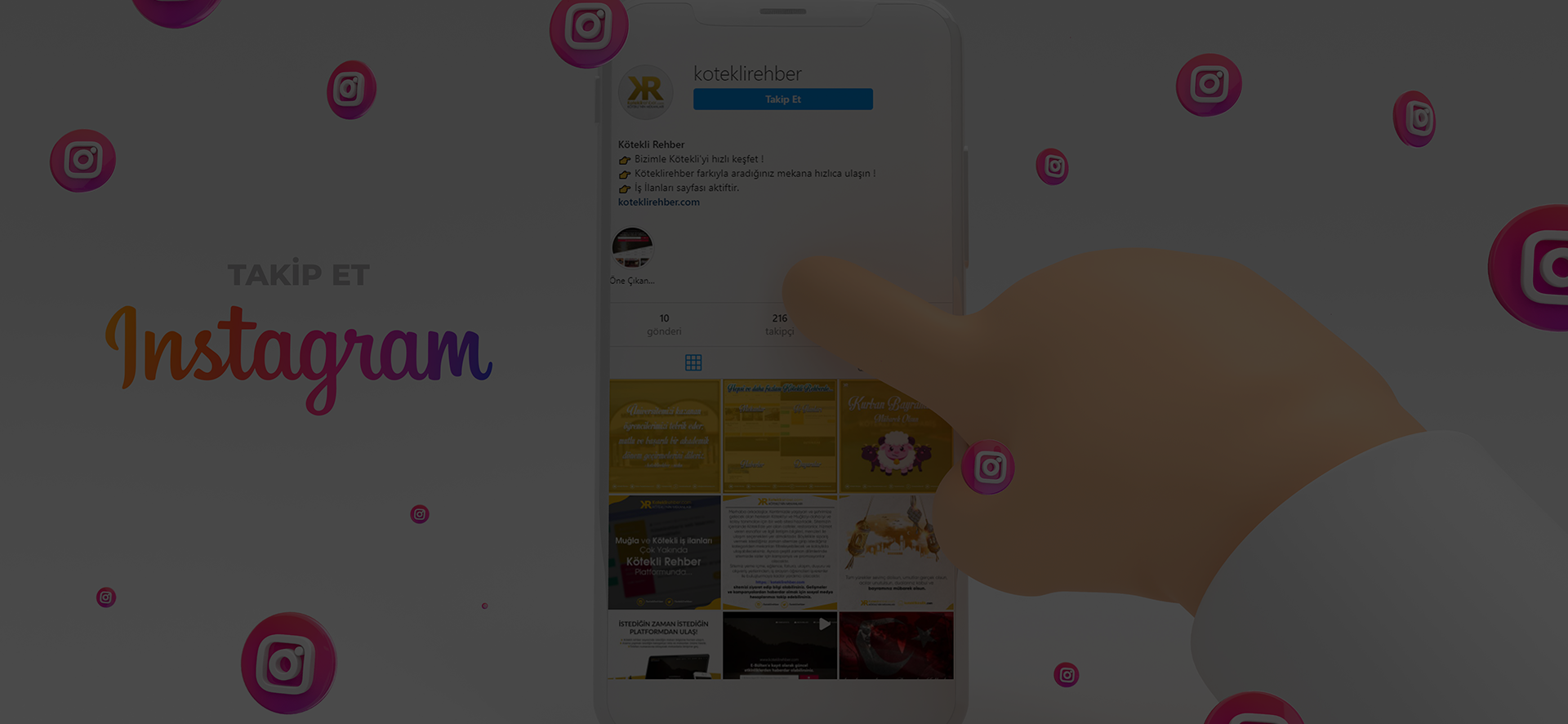 İnstagramdan Takip Et